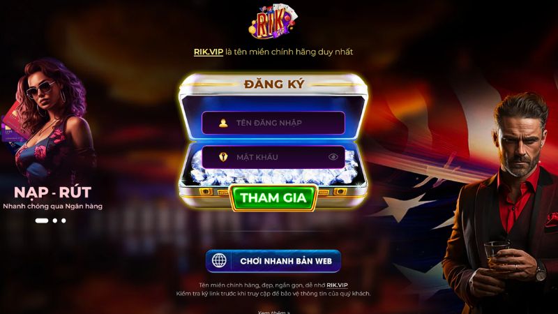 App tài xỉu online uy tín Rikvip